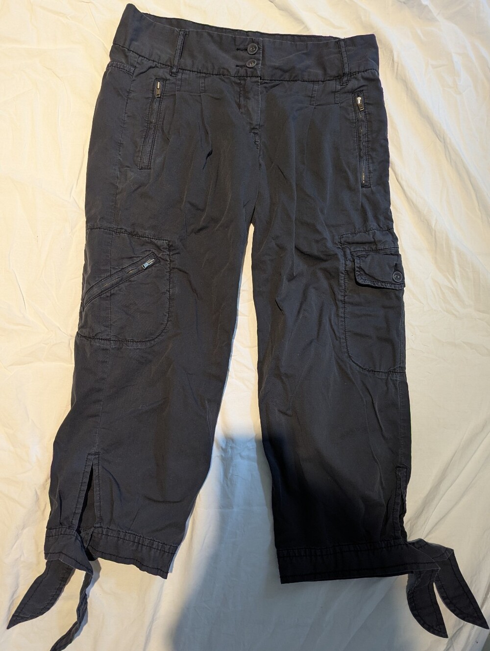 Y2K French Connection Crop Trousers